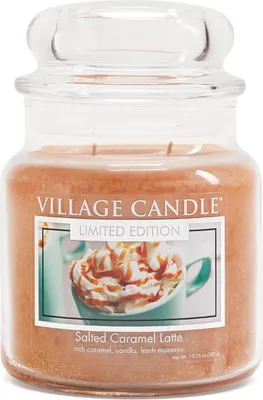 Produktbild von Duftkerze - Salted Caramel Latte Brenndauer: 105 Stunden