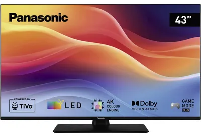 Produktbild von Panasonic TB-43W61AEZC, 109,2 cm (43"), 3840 x 2160 Pixel, LED, Smart-TV, WLAN, Schwarz