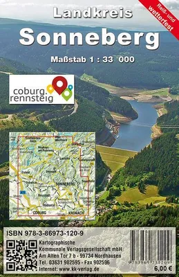 Obrázok produktu pre KKV Cyklistická a turistická mapa okresu Sonneberg