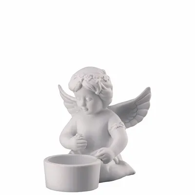 Imagen del producto de Rosenthal Engel mit Blumenkranz Engel / Tischlicht Weiss matt 69193-000102-90534