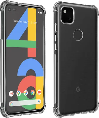 Produktbild von Avizar, Schutz-Set, Hülle + Schutzfolie für Google Pixel 4A, Transparent