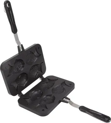 Immagine prodotto di Teglia per dolci in alluminio con rivestimento antiaderente, forma per cialde, doppio stampo