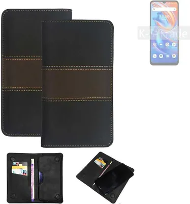 Produktbild von K-S-Trade Hülle Handyhülle kompatibel mit UMIDIGI A13S Schutzhülle Walletcase Bookstyle Tasche Schutz Case Handytasche Wallet Cover Kunstleder