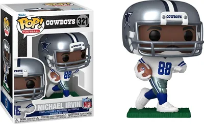 Produktbild von Funko FK89334 - NFL: Legends POP! Sports Vinyl Figur Legends- Michael Irvin(Cowboys) 9 cm - Neu
