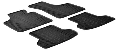 Productafbeelding van Set rubberen vloermatten voor AUDI A3 Sportback (8PA), voor- en achterkant