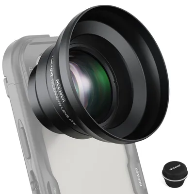 Produktbild von HD 65mm Teleobjektiv für Smartphones mit Objektivdeckel