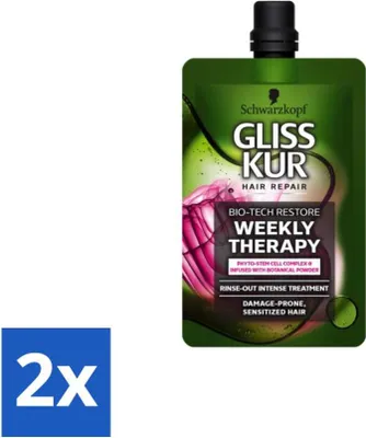 Produktbild von Schwarzkopf - Gliss Kur - Haarpflege - Geschädigtes und empfindliches Haar - 50 ml - Vorteilspack - 2 Stücke