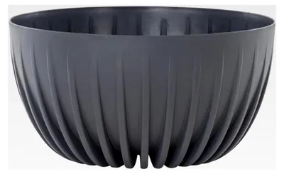 Produktbild von Pflanzschale anthrazit 30 cm aus recyceltem Kunststoff, 29,8 x 29,8 x 15,7 cm