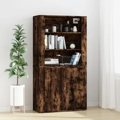 Obrázek produktu pro materiál dřeva vidaXL Highboard Smoked Oak