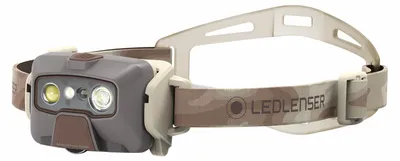 Produktbild von Ledlenser HF6R Signature Stirnlampe sand, bis 1000 Lumen, 170 m Leuchtweite, 135g, 60 Std Laufzeit, IP68, mit Akku