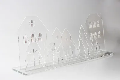 Image de Décoration de table, village de Noël