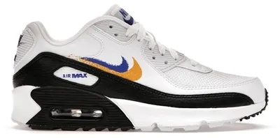 Produktbild von Nike Air Max 90 Double Swoosh White Black Gold Royal (GS) - EU 40