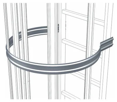Produktbild von Zarges Rückenschutzbügel Stahl verzinkt ø 700mm