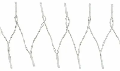 Produktbild von 12x Lichtervorhang 300 LED warmweiß 8h Timer 8 m, mit Netzteil