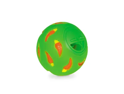 Produktbild von Nobby Snackball, Nagetier, Kugellager, Grün, Orange, 7,5 cm