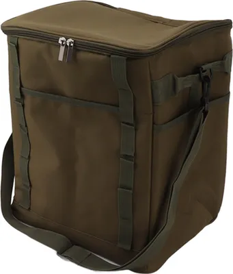 Imagen del producto de Bolsa enfriadora aislante para alimentos, ideal para camping, portátil, caja enfriadora para actividades al aire libre, barbacoas, picnics, almuerzos y comidas tipo "bento". Color: verde oliva
