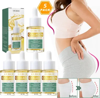 Produktbild von 5 Stück Lifting Straffendes Körperöl Körperpflege Schlankheits Massageöl Körperformungsöl für Bauch und Beine 30ml*5