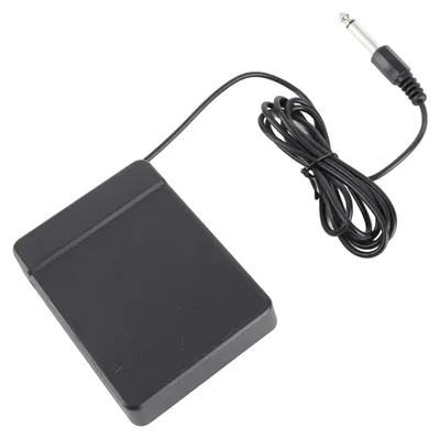 Produktbild von Universal Sustain-Pedal für Keyboard und E-Piano, leises Einzelpedal mit 3,5-mm- oder 6,35-mm-Anschluss - 6.35 mm
