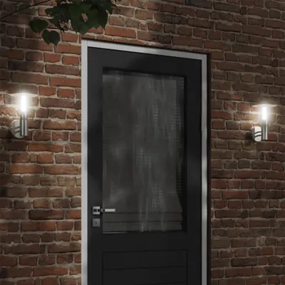 Immagine prodotto di vidaXL Applique da esterno in acciaio inox argento