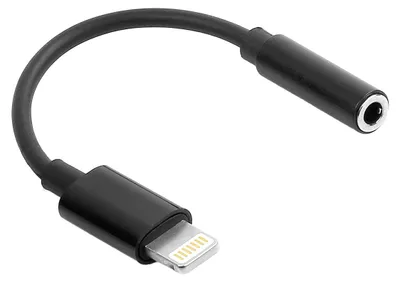 Zdjęcie produktu dla Maxlife Adapter Audio Mxjl-02 Jack 3,5 Mm - Lightning Czarny