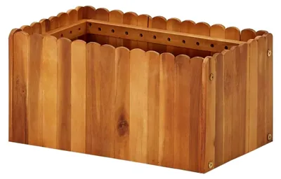 Produktbild von Hochbeet aus massivem Akazienholz 50x30x25cm