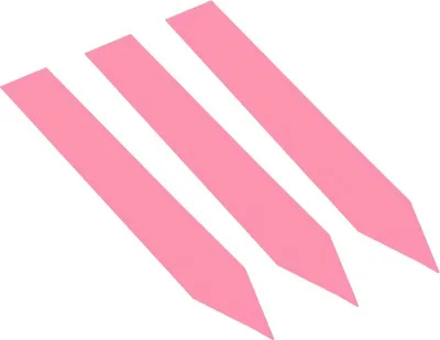 Image de Étiquettes à planter CombiCraft PVC 120 x 20 mm en rose – 100 pièces