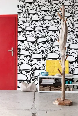 Obrázek produktu pro Komar netkaná tapeta "Star Wars Stormtrooper Swarm" - rozměr: 250 x 280 cm (šířka x výška) - 5 panelů