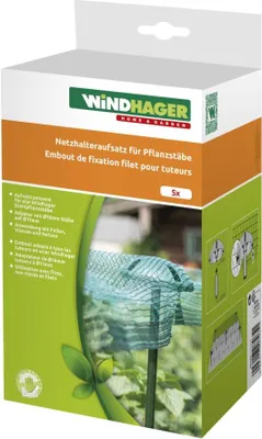 Produktbild von Windhager Pflanzstab-Netzhalter Ø 12 cm, 5 Stück