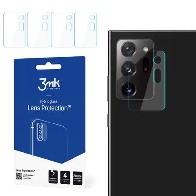 Produktbild von 3mk Hybridglas Lens Protection für Samsung Galaxy Note 20 Ultra 5G Kamera Objektiv Kameralinse 0,16mm 6H (4 Stück)