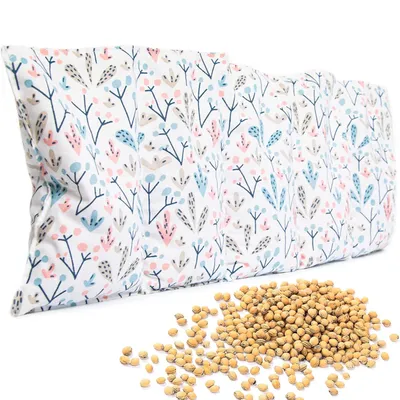 Produktbild von Amilian Kirschkernkissen ca. 55x20cm Wärmekissen Kirschkern Sack Wärmekompresse für Kinder Erwachsene ideal als Massagekissen Kältekissen