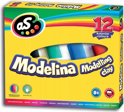 Zdjęcie produktu dla Zestaw Modeliny AS 12 kolorów ASTRA - Kreatywność na wyciągnięcie ręki! Idealny do twórczych projektów dla dzieci i dorosłych. Twórz, modeluj i baw się!