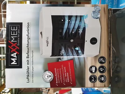 Zdjęcie produktu dla Chłodnica powietrza MAXXMEE z funkcją nawilżania - 4 W - biała