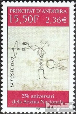 Produktbild von Briefmarken Andorra - Französische Post 2000 Mi 560 (kompl.Ausg.) postfrisch Nationalarchiv