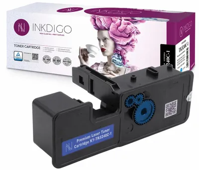 Produktbild von Inkdigo Toner TK5240C für Kyocera ECOSYS M5526cdn, M5526cdw, P5026cdn, P5026cdw – Cyan, 3000 Seiten,, KI-generiertes Bild