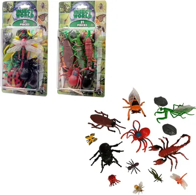Immagine prodotto di Set 21 Pz Mondo Degli Insetti