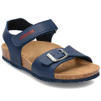 Produktbild von GEOX Kinder Sandale J New Sandal STORM Lederfussbett navy/red Gr.28-39 EUR 30