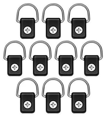 Produktbild von Kajak D-Ring Ankerring Set - Robuste D-Ringe aus Kunststoff und Edelstahl - 10 Stück
