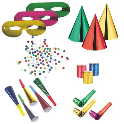 Zdjęcie produktu dla Papstar Party-Deko-Set metallic 29 teilig