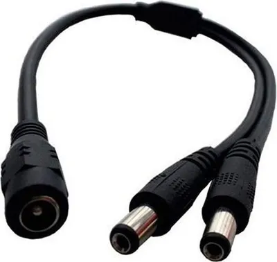 Produktbild von Adapterkabel für Stromversorgung - Weiblich auf Männlich, mit 5.5*2.1mm DC Stecker