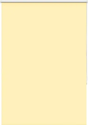 Image de Store enrouleur occultant jaune largeur du tissu 95,7 cm