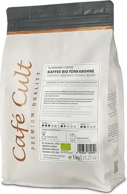 Produktbild von Kaffee  Tonka Bohne in 1 kg Tüte, ganze Bohne DE-ÖKO-006 aromatisiert