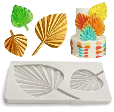 Silikon-Blattform für Kuchen, Schokolade, Fondant, DIY, 1 Stück