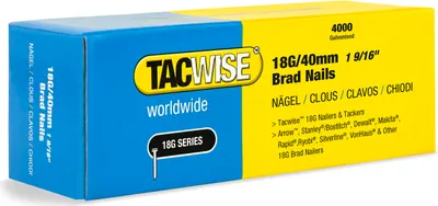 Produktbild von Tacwise 1714 Stauchkopfnägel Brad Typ 18G / 40 mm, Verzinkt, 4000 Stück