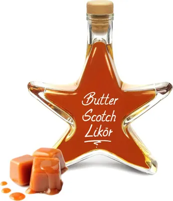 Immagine prodotto di Burro Liquore scozzese 0,2L Bottiglia di stelle Caramello Bonbon 18% Vol.