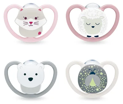 Produktbild von NUK Perfect Match Air Schnuller 18-36M 4 Stück Leuchtend
