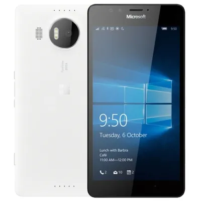 Produktbild von Microsoft Lumia 950 XL, 14,5 cm (5.7 Zoll), 3 GB, 32 GB, 20 MP, Windows 10, Weiß