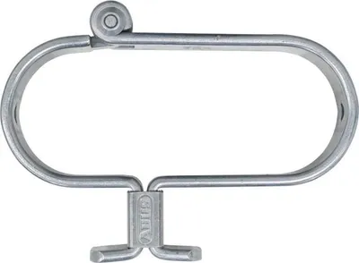 Obrázek produktu pro Držák na visací zámek, ABUS 131/140 GateSec, ochrana staveništního plotu, kalená ocel, antikorozní úprava