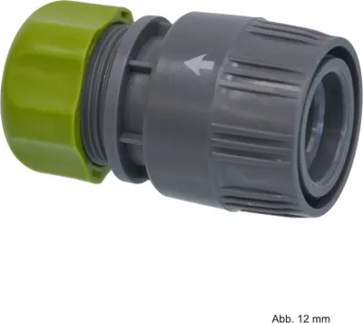 Produktbild von Hydro-Fit Aansluiting PVC-U 12 mm knel x vrouwelijk klik grijs/groen