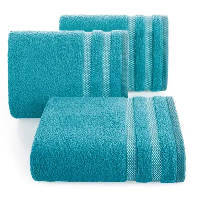 Zdjęcie produktu dla Eurofirany 429783, 70 x 140 cm, Bawełna, Poliester, Turkusowy, 1 szt.
