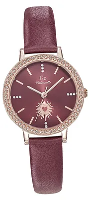Zdjęcie produktu dla Girl Only GO Damski zegarek Mademoiselle Zegarek kwarcowy Skóra czerwona D2UGO699654